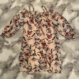 Light pink floral dress